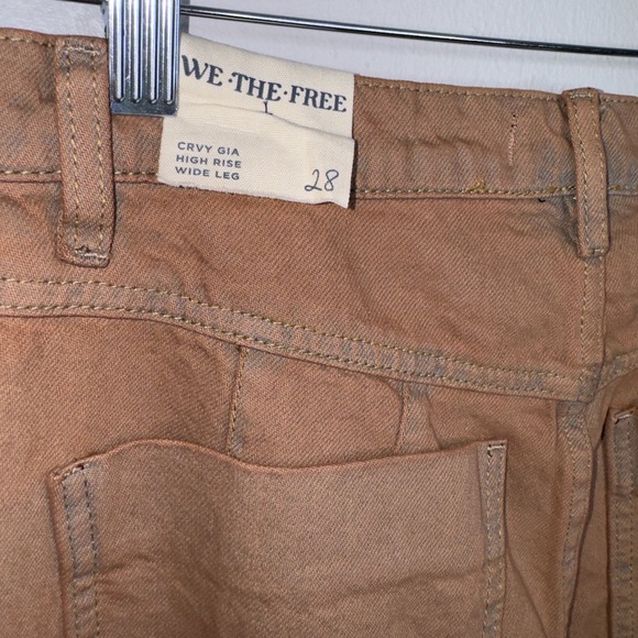 Curvy Gia High-Rise Wide Leg Jeans | We the Free | Size 28 - Picture 4 of 7